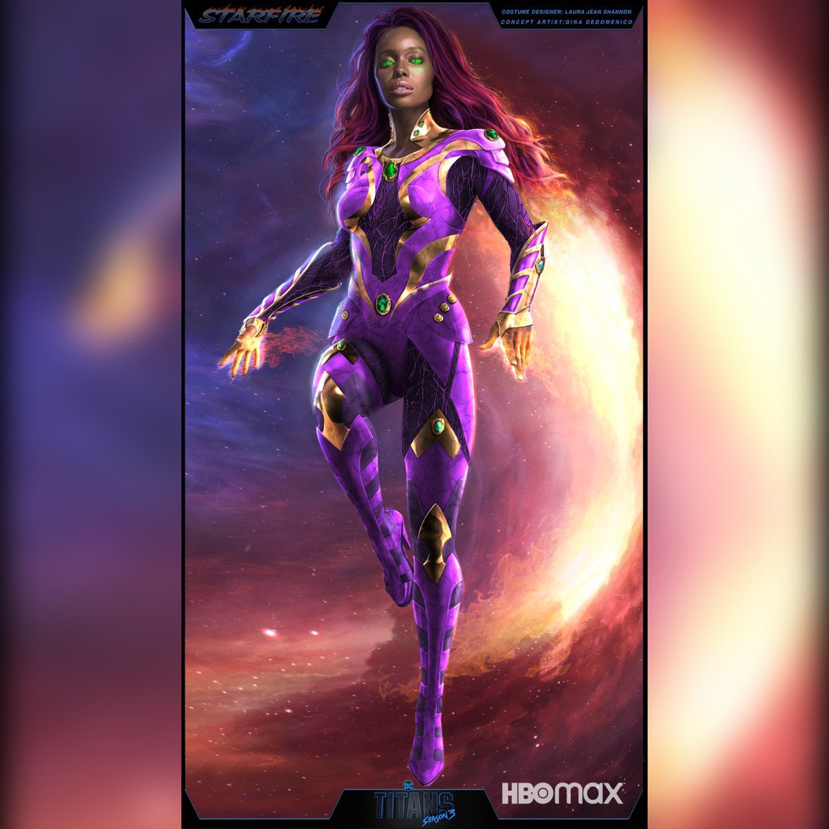 Titãs Novo Visual Da Starfire é Oficialmente Divulgado Confira As