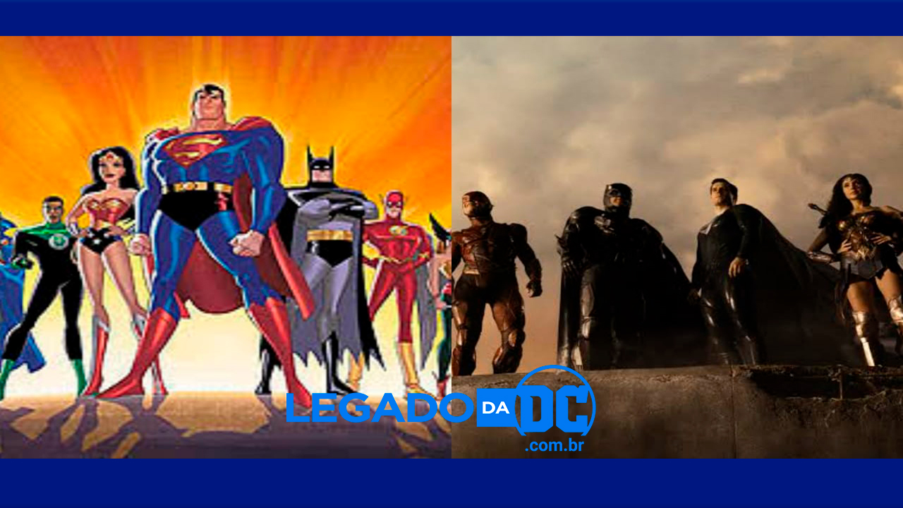 Veja arte com heróis do Snyder Cut no estilo do desenho da Liga da Justiça