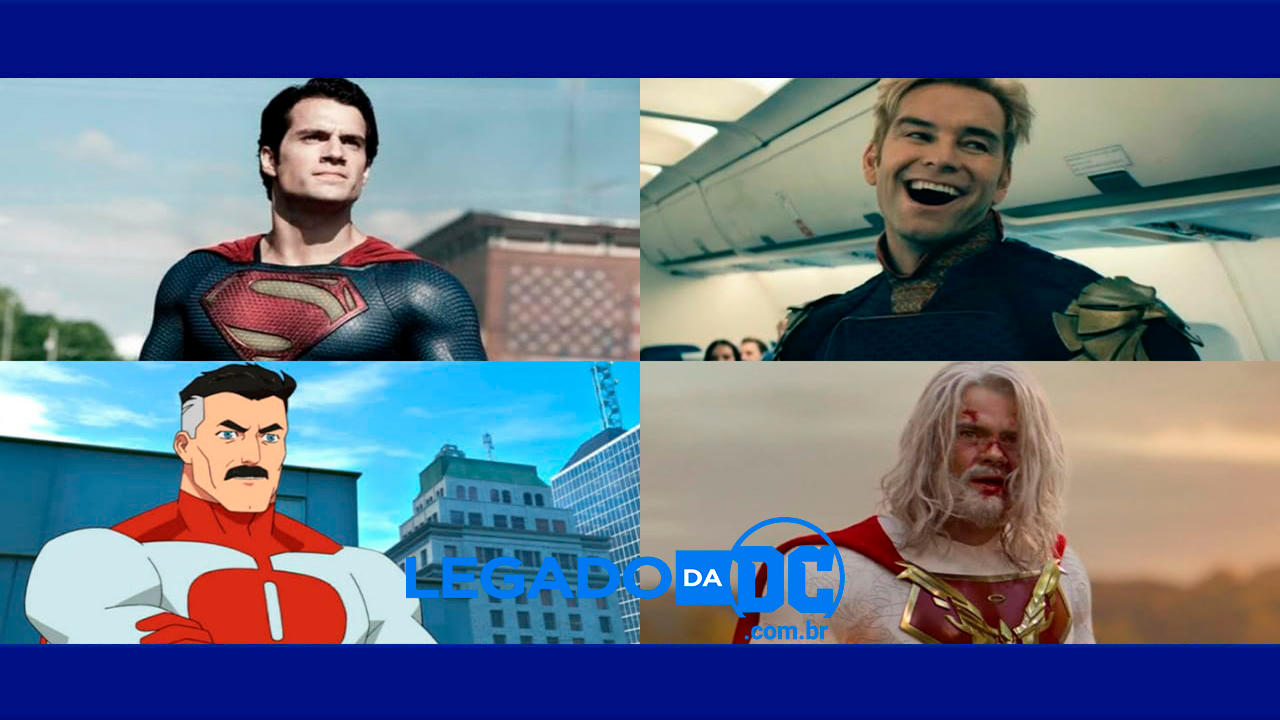 Artista compara Superman, Omni-Man, Capitão Pátria e Utópico em artes