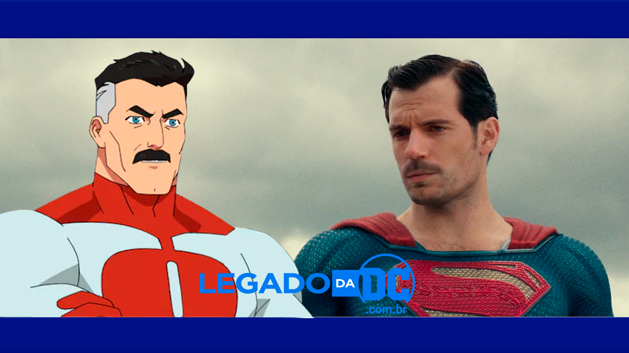  Omni-Man? Artista põe bigode no Superman em cenas da ‘Liga da Justiça’
