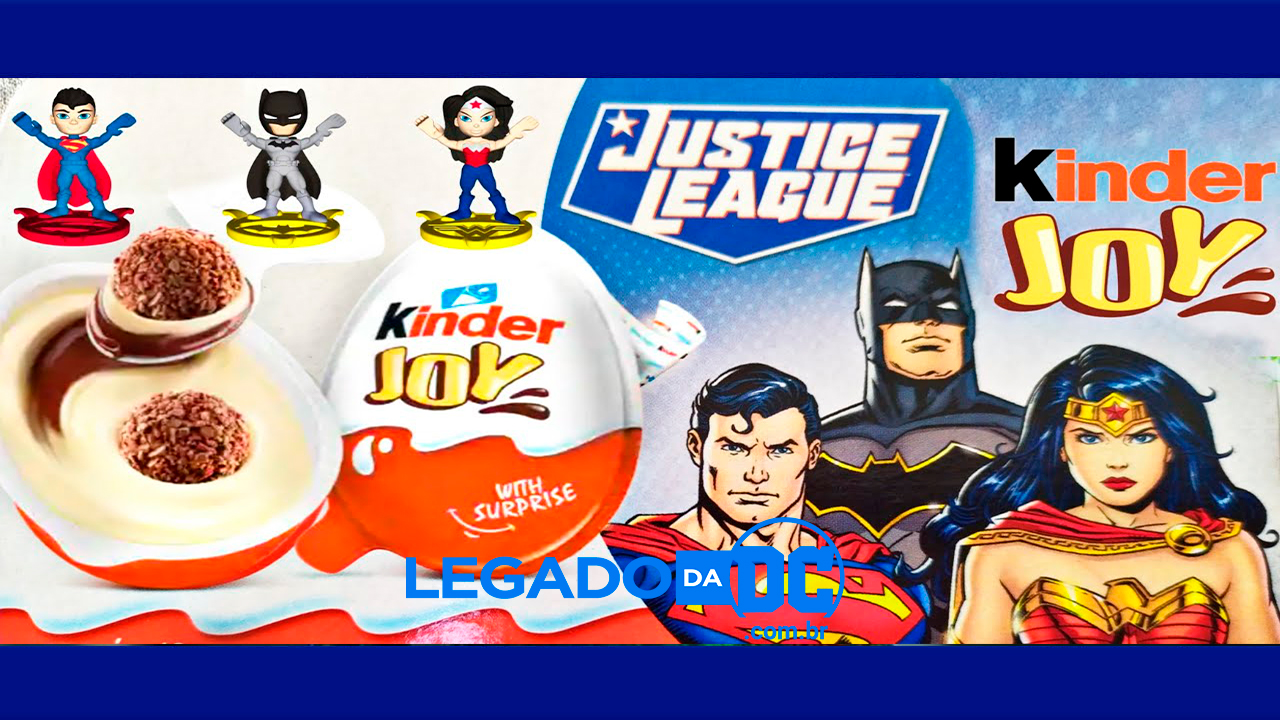 Confira todas as miniaturas da Liga da Justiça da coleção Kinder Joy