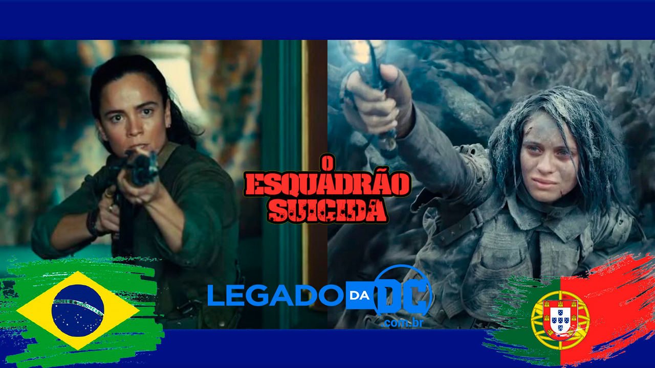  O Esquadrão Suicida | Alice Braga e Daniela Melchior conversam em português em vídeo