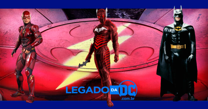 Flash Batman ou Morte Vermelha De quem é o traje misterioso de 'The Flash'?