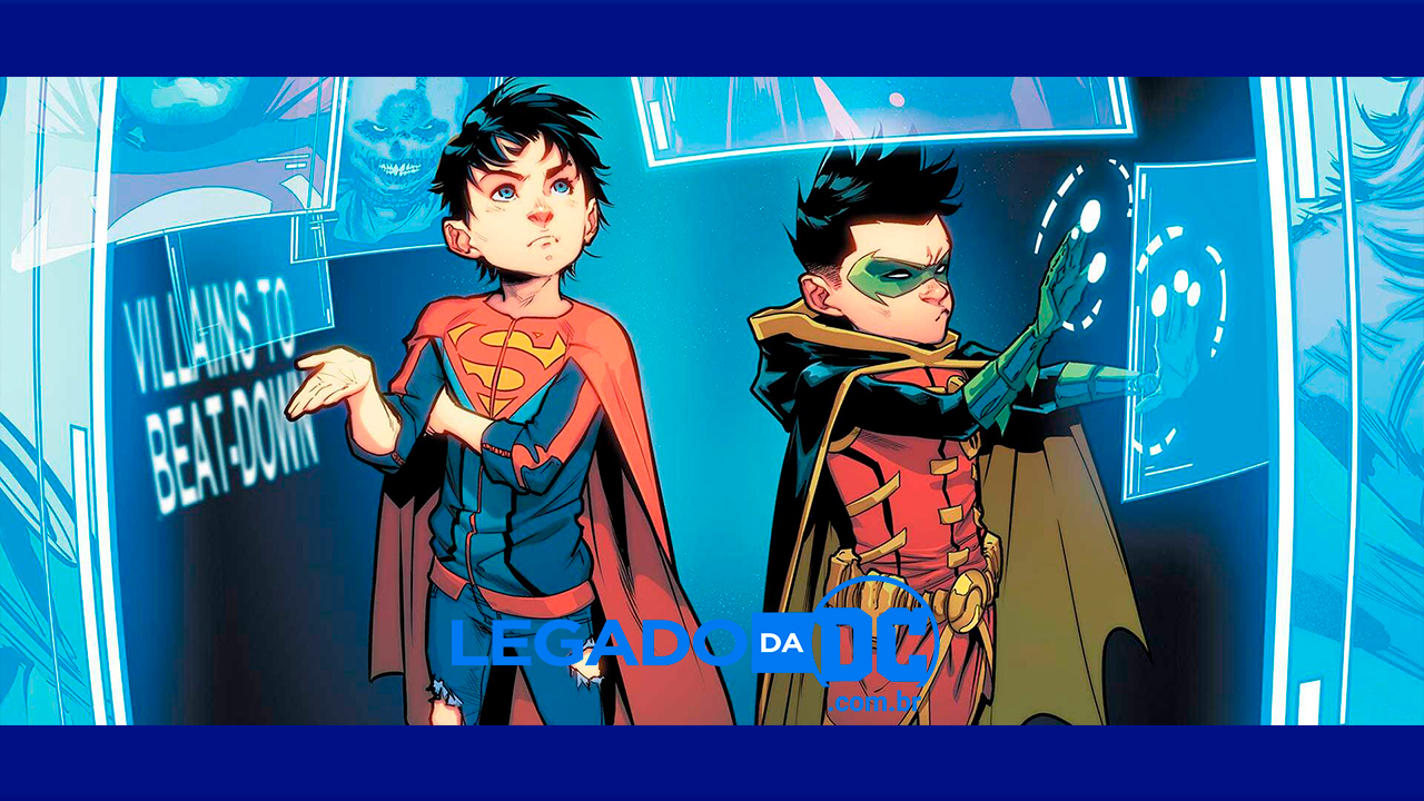  Super Sons, com Damian Wayne e Jon Kent, vai ganhar uma animação!