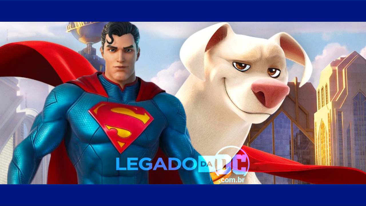 WOW! Vazam imagens do Superman no filme ‘DC League of Super-Pets’