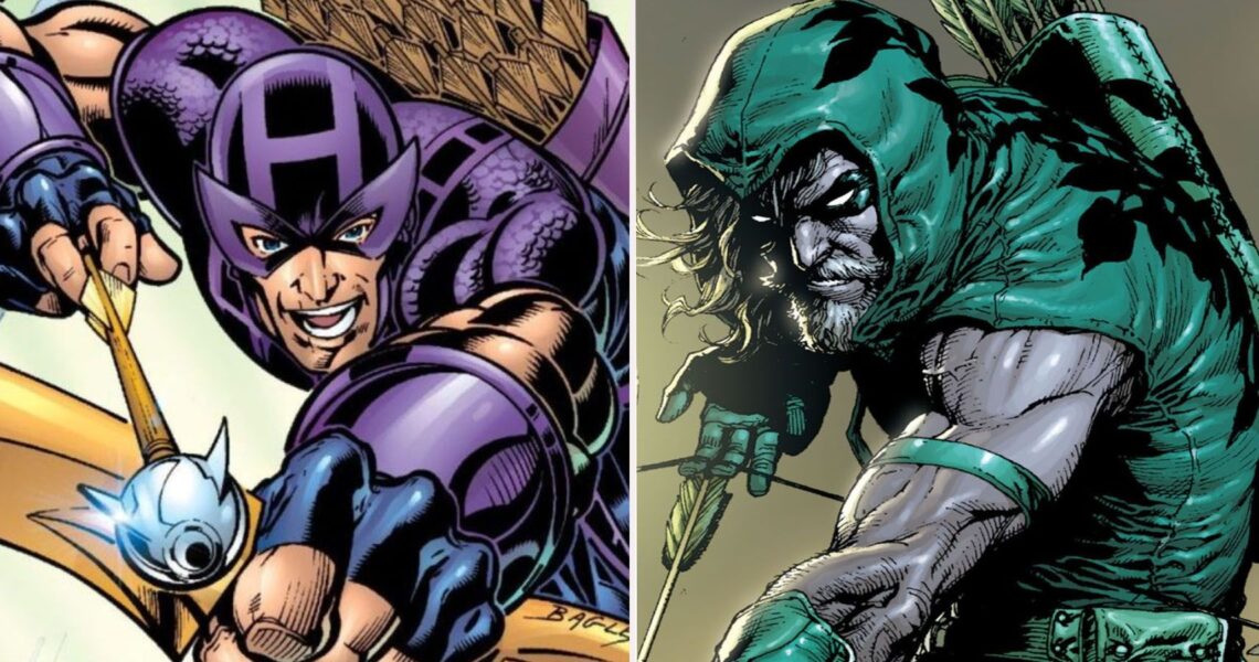 Arqueiro Verde Ou Gavião Arqueiro Qual Herói Foi Criado Primeiro Legado Da Dc 0565