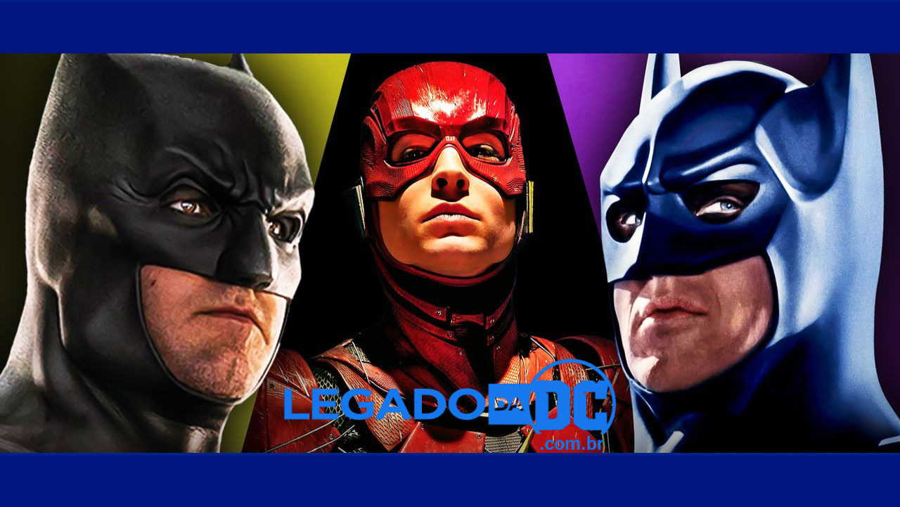 The Flash: Barry Allen e Batman’s de Ben Affleck e Michael Keaton se unem em imagem