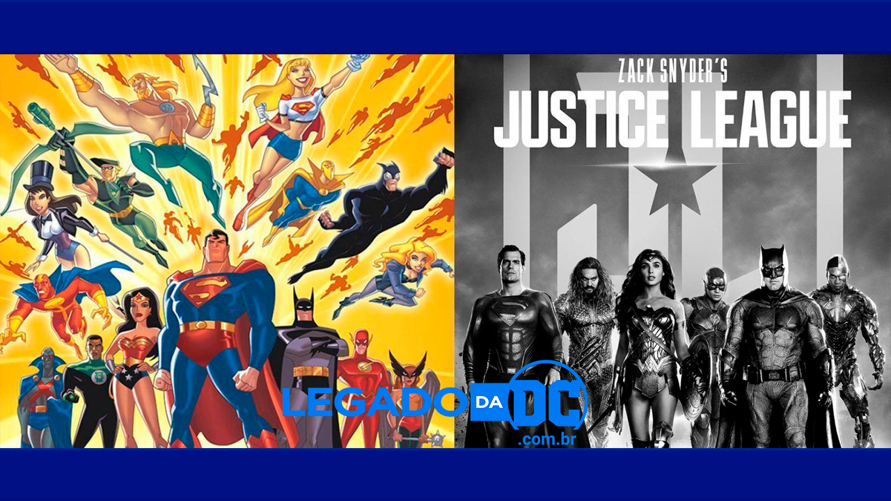  Veja arte com heróis do Snyder Cut no estilo do desenho da Liga da Justiça