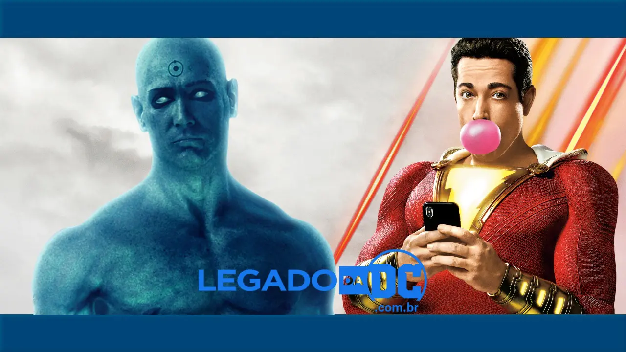 A reação da Família Shazam ao ver o Dr. Manhattan nu não tem preço