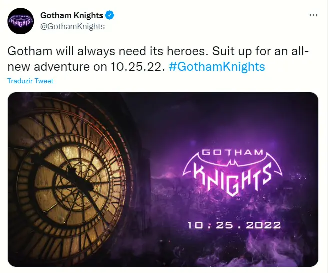 WB Games Montreal; Liga da Justiça; Batman; Gotham Knights