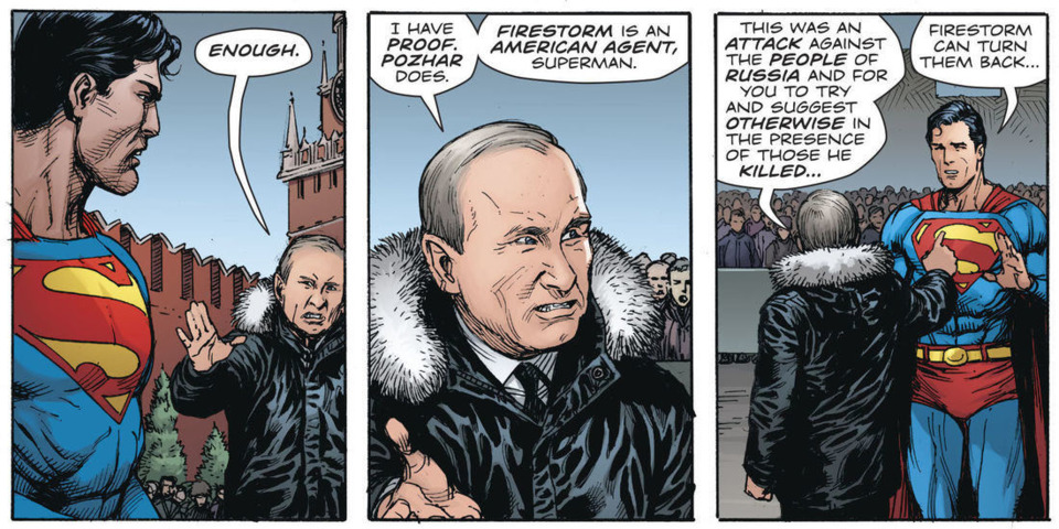 Rússia; Superman enfrentou Vladimir Putin em recente história da DC Comics