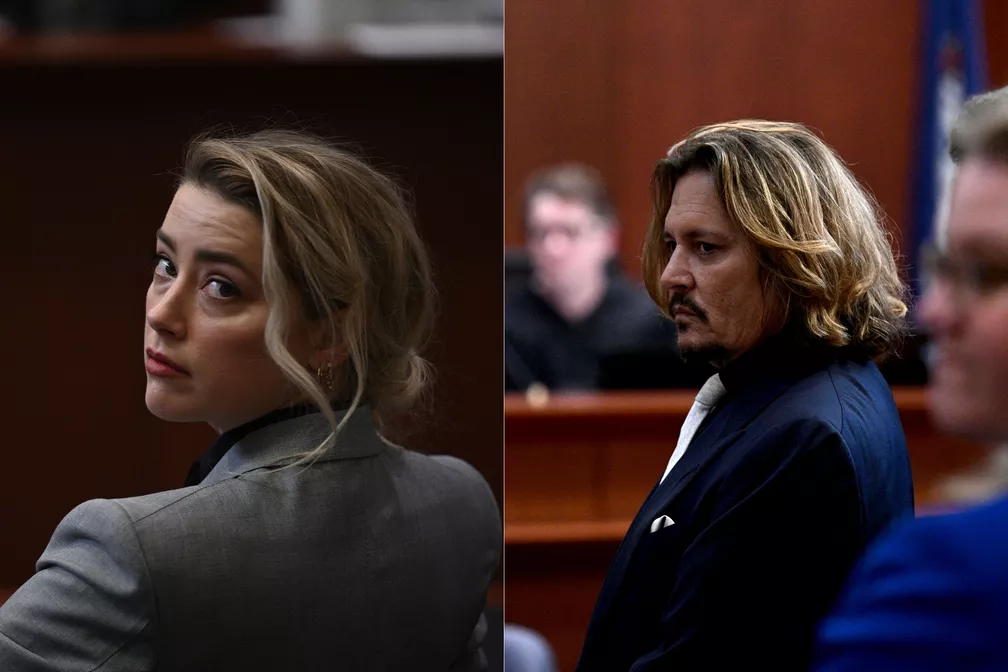 Visão  A saga Johnny Depp contra Amber Heard: Os momentos mais