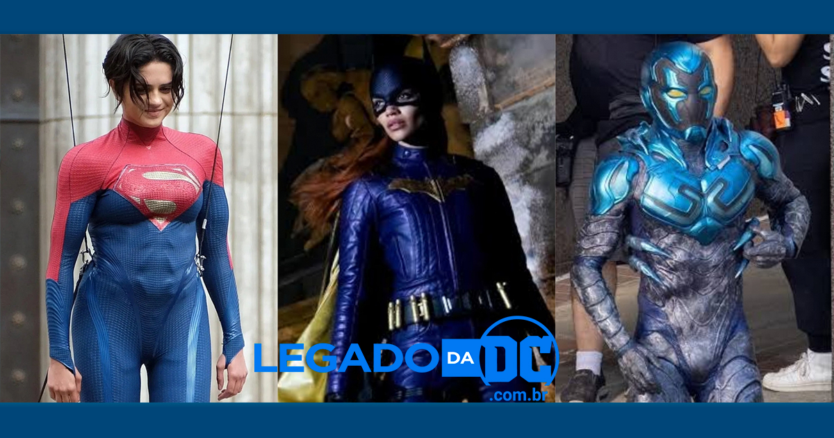  Confira os trajes dos novos heróis do DCEU Supergirl, Batgirl, Besouro Azul, Adão Negro, Batkeaton e outros
