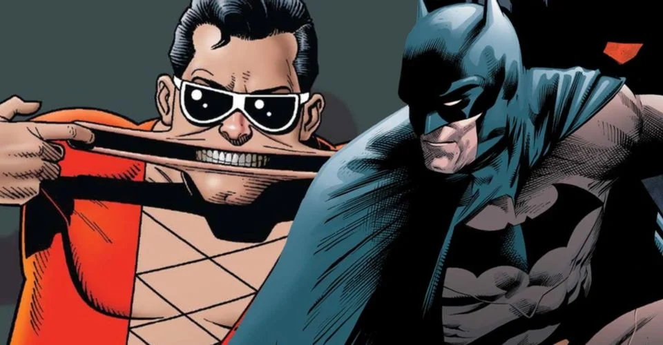 Homem-Borracha; Batman acidentalmente criou um grande herói da Liga da Justiça; DC Comics