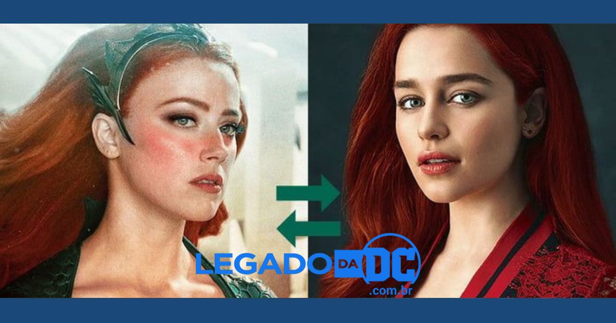 Aquaman 2: Emilia Clarke vai substituir Amber Heard como Mera?