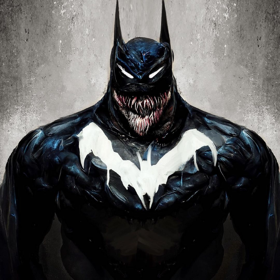 Batman se funde com o Venom em ilustração aterrorizante; confira