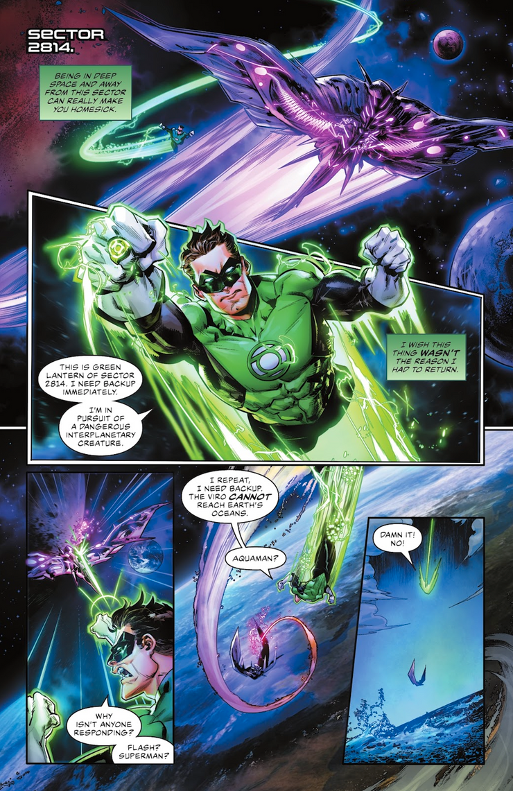 DC Comics; Hal Jordan; Liga da Justiça; Lanterna Verde ganha sua própria versão do Venom como antagonista