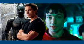 Christian Bale? Batman desconhecido surge em imagem vazada de The Flash