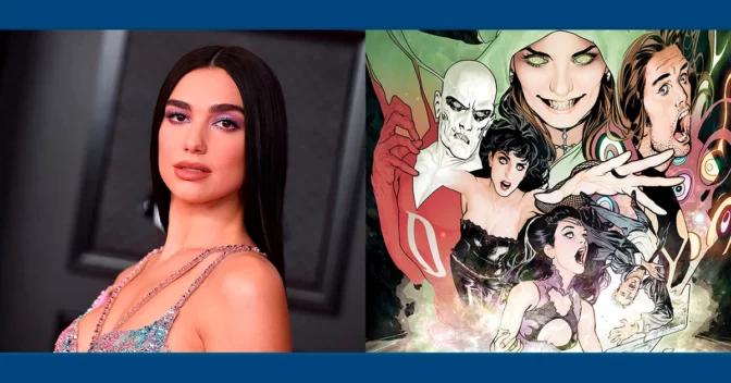  A cantora e atriz Dua Lipa será uma das estrelas de Liga da Justiça Sombria; saiba mais