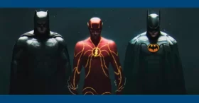 The Flash: Novo pôster foca nos 2 principais Batmans do filme