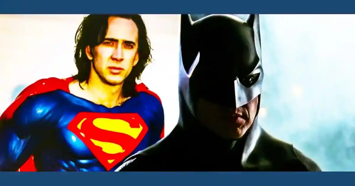 Como seria a cena do Batman de Keaton em Superman Lives?