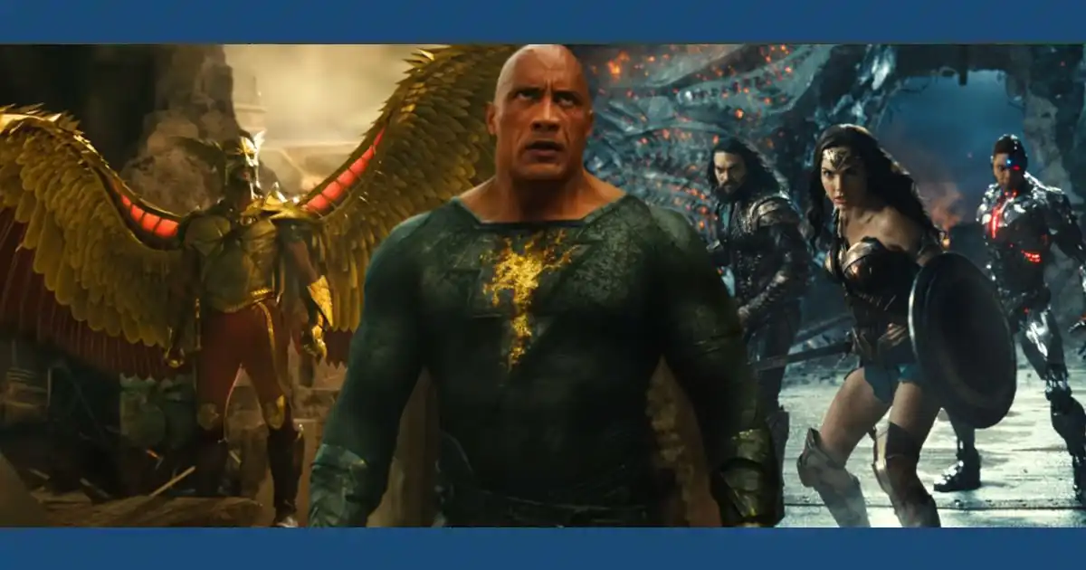  The Rock diz se heróis da Liga da Justiça estarão em Adão Negro