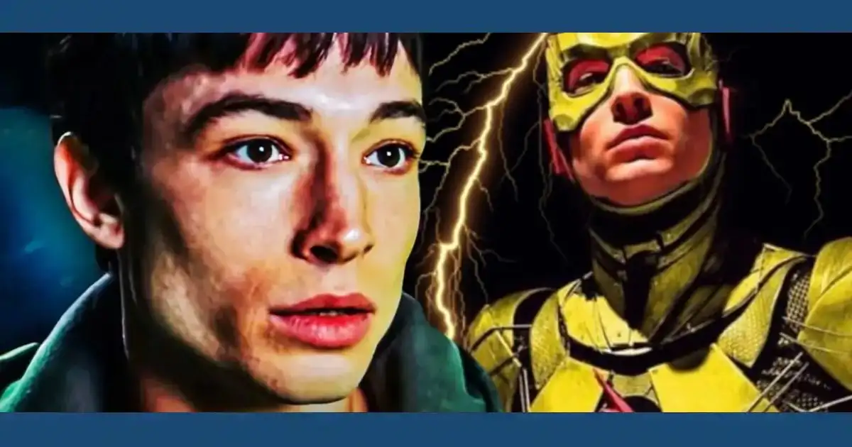  The Flash: Ezra Miller se transforma no Flash Reverso em arte