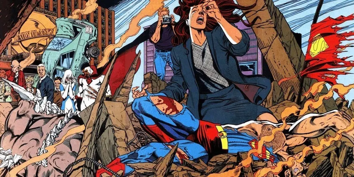 A Morte do Superman em 1992 foi um dos mais memoráveis falecimentos do herói