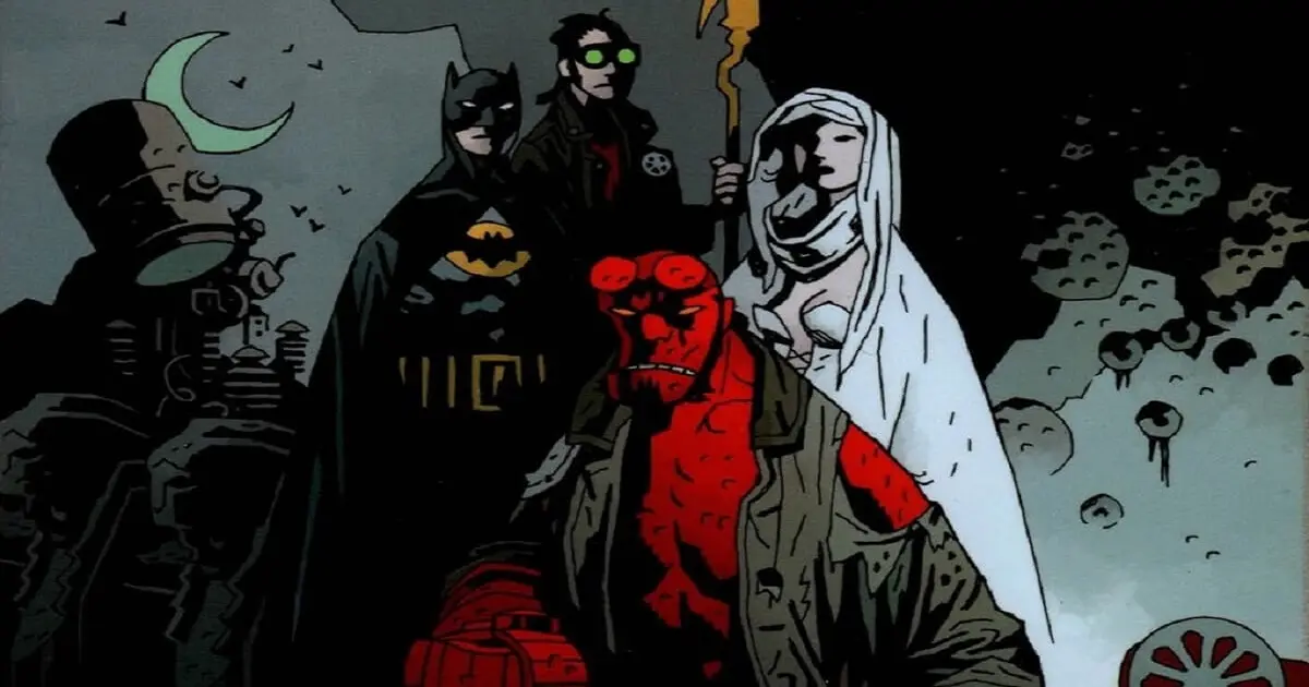 Crossover entre Batman e o Hellboy da Dark Horse Comics ocorreu em 1999