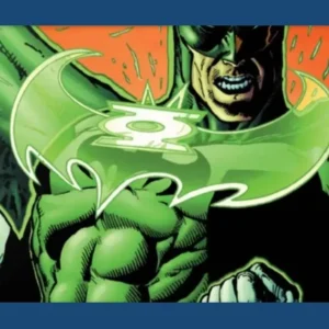 Batman usando um anel energético