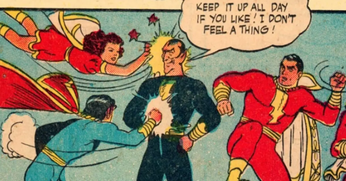 A primeira aparição de Adão Negro na Era de Ouro das histórias em quadrinhos