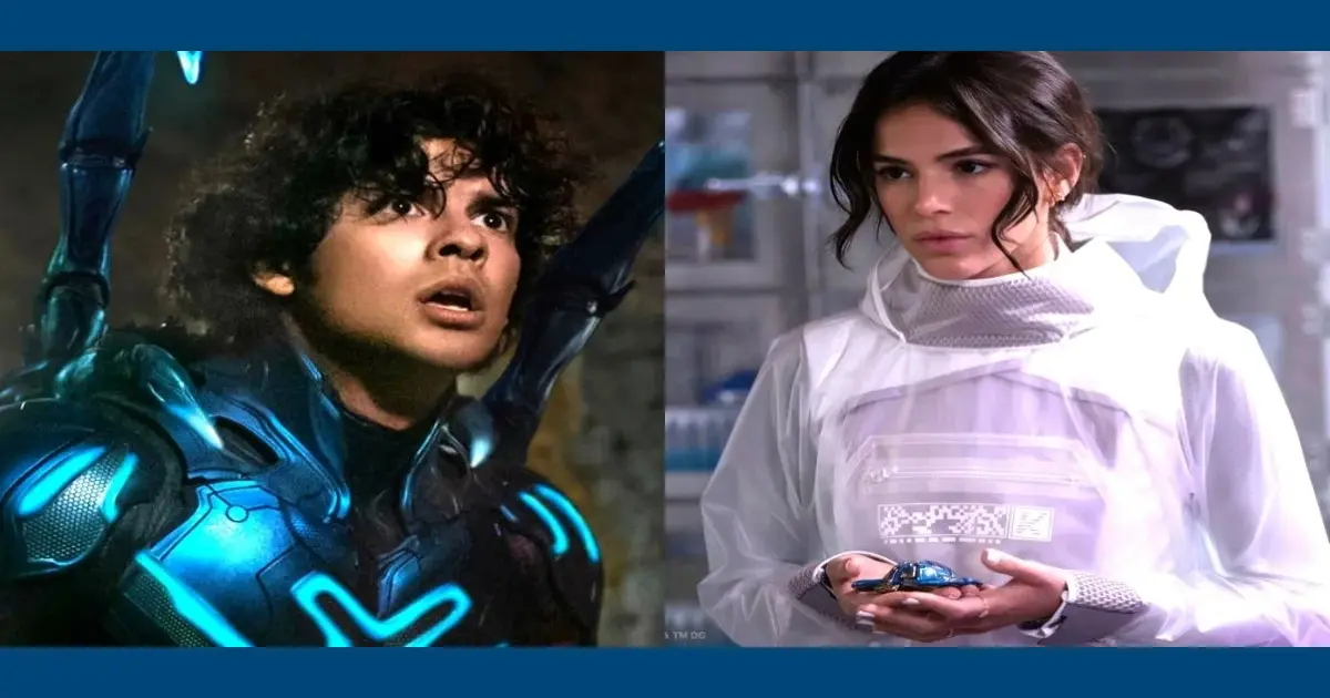 Besouro Azul: Novo TV Spot mostra momento quente entre Bruna Marquezine e herói