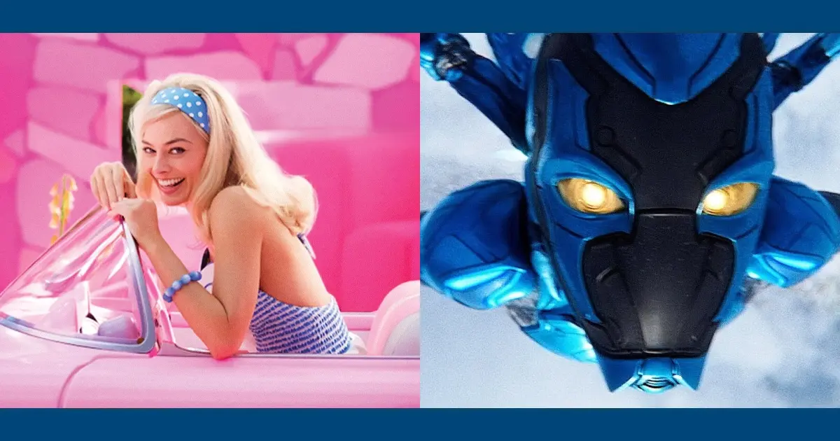 Do rosa para o azul! Novo vídeo promocional de Besouro Azul brinca com Barbie