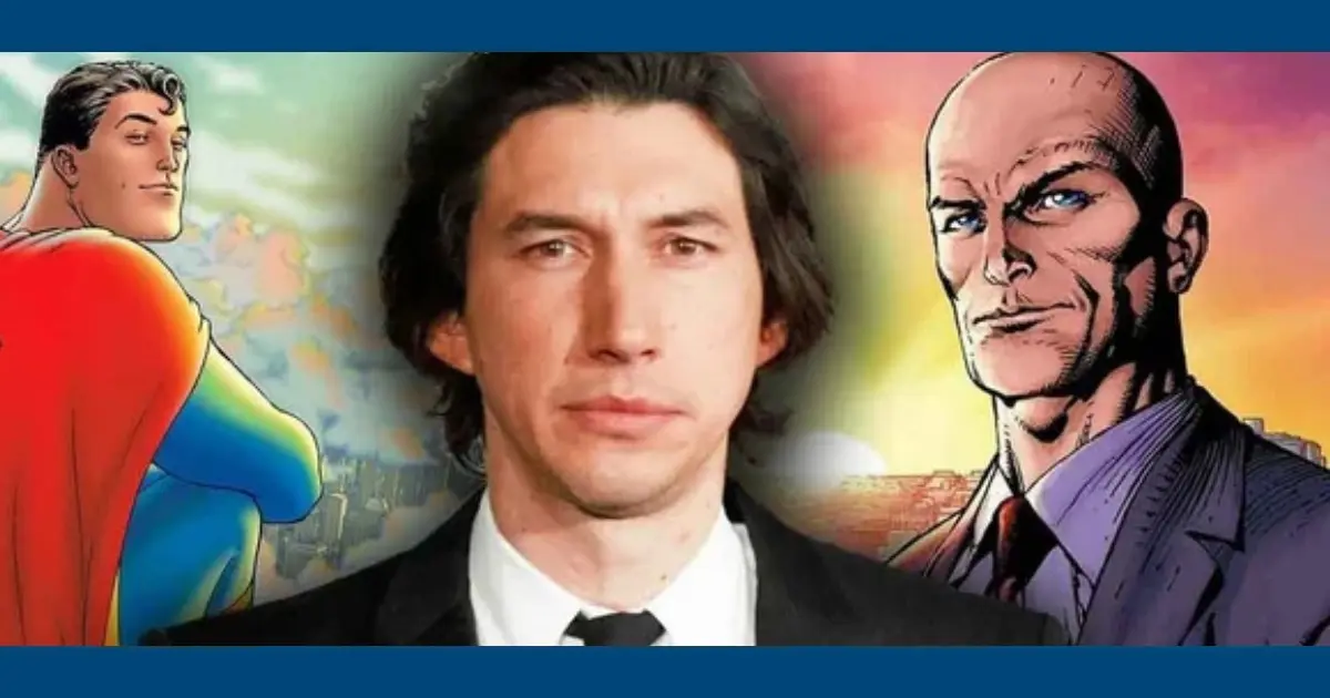 ‘Superman: Legacy’: Arte mostra como ficaria o cotado Adam Driver de Lex Luthor