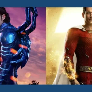 Pré-estreia de Besouro Azul na bilheteria americana é similar à de Shazam 2