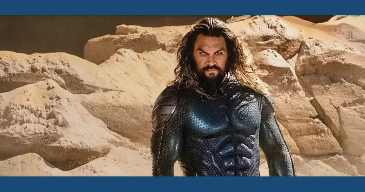 Aquaman 2: Filme ganha arte promocional revela traje furtivo épico do herói