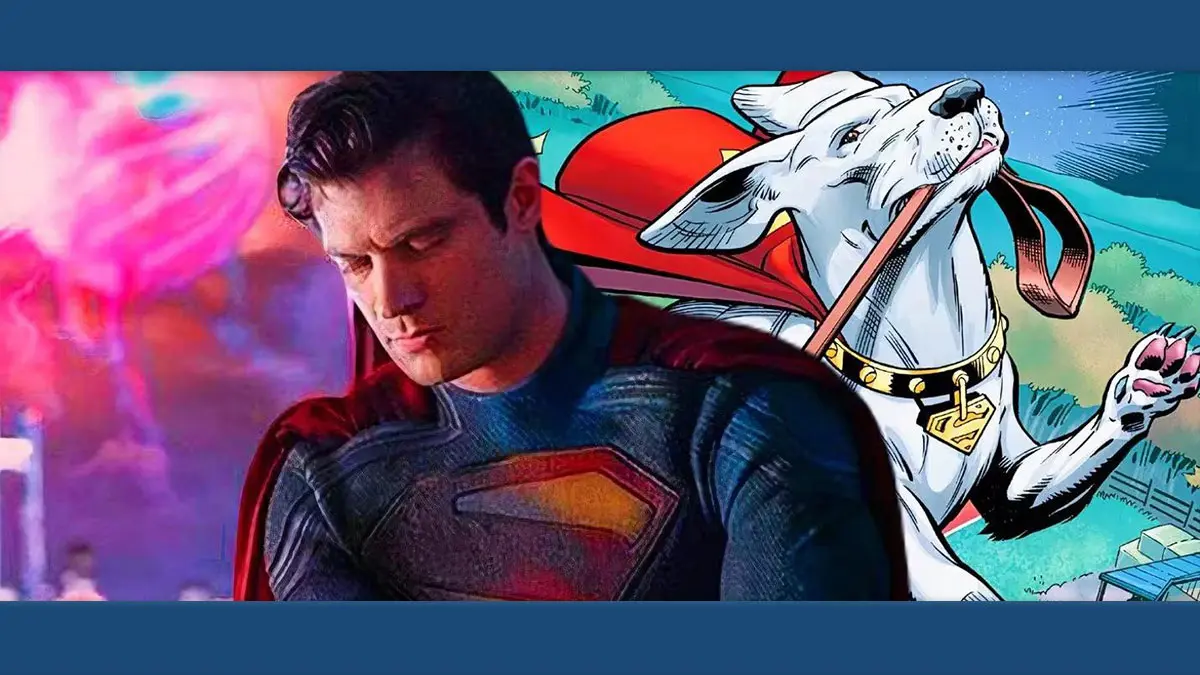  Após críticas, DC libera nova versão de imagem do Superman com o Krypto