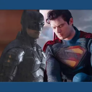 Batman de Robert Pattinson encontra o novo Superman em imagem incrível