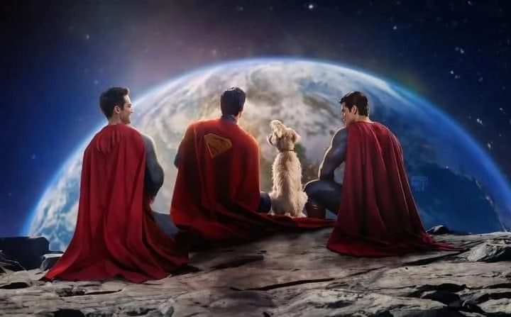 Fanart do trio de Superman