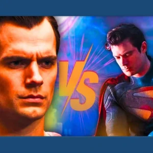 Superman de Henry Cavill e David Corenswet