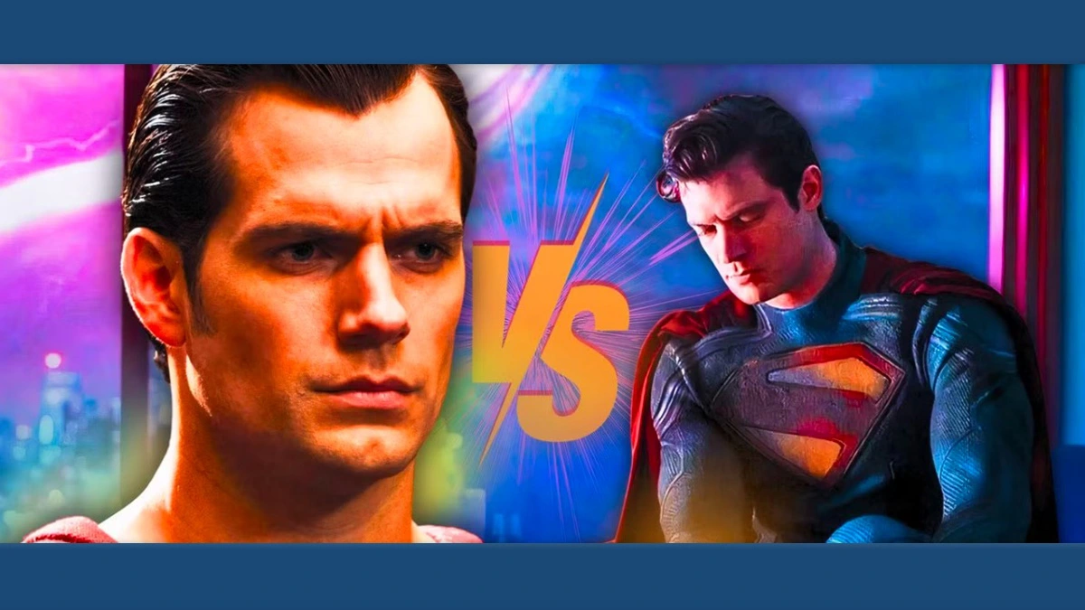 Superman de Henry Cavill e David Corenswet