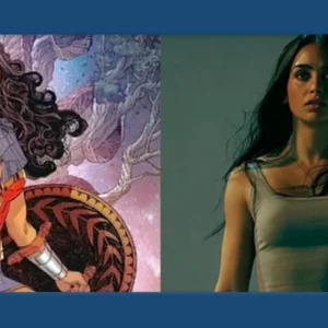 Melissa Barrera surge como Mulher-Maravilha em fanart