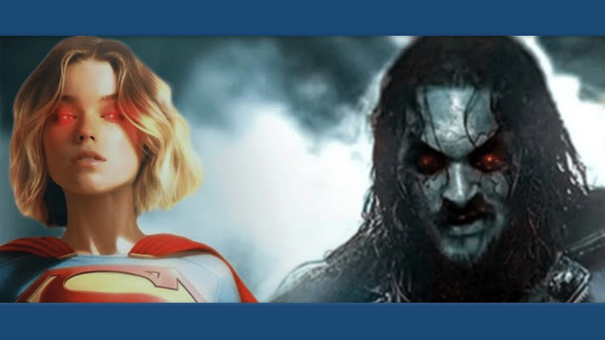 Supergirl e Lobo se encaram em imagem épica