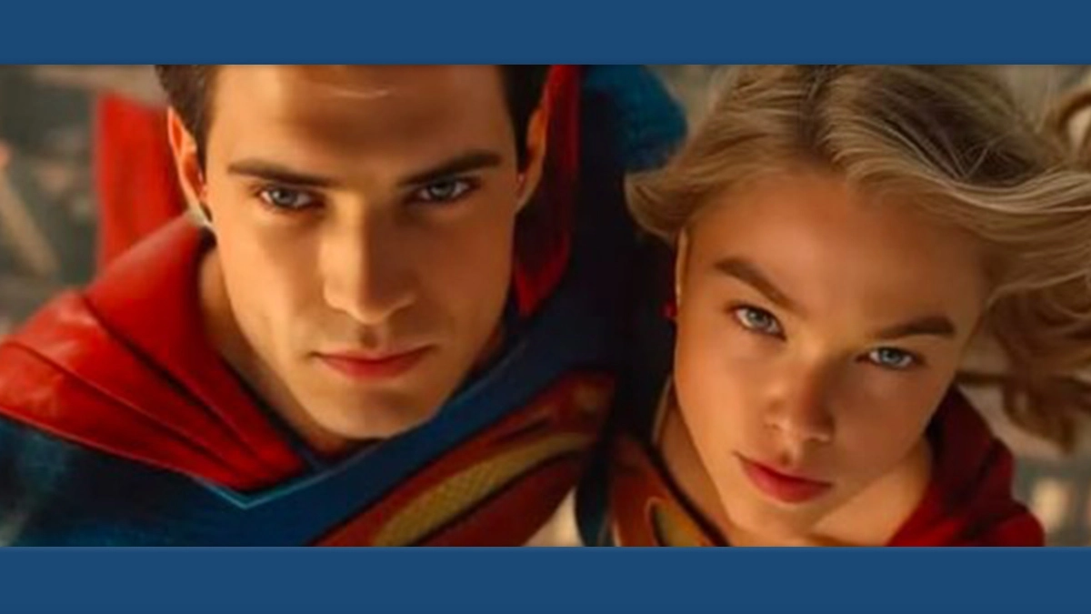 Supergirl e Superman juntos