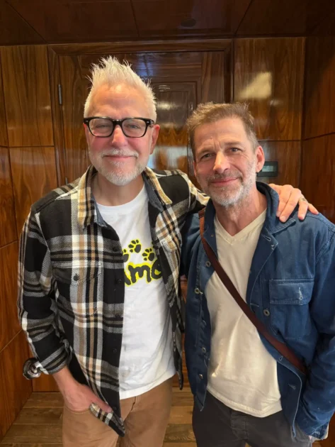 Zack Snyder e James Gunn reunidos