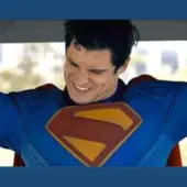 David Corenswet como Superman, foto dos sets
