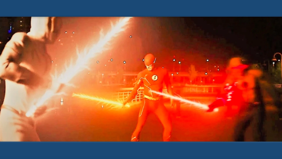 Luta de sabres em The Flash