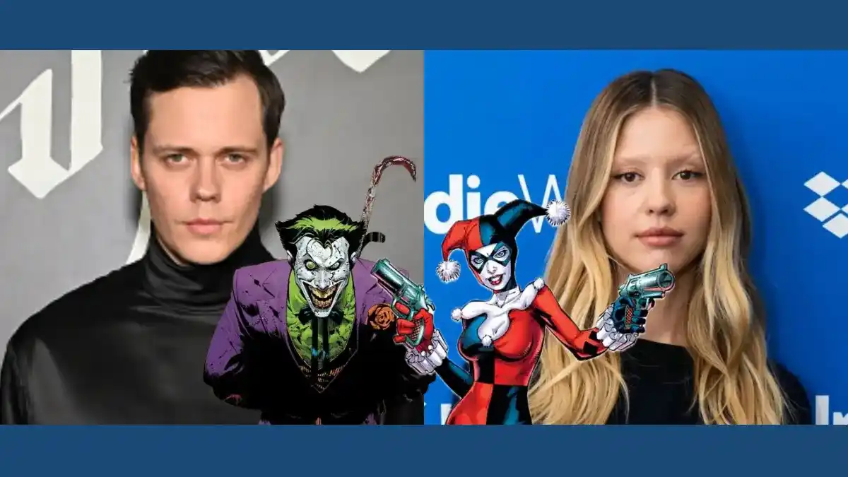 Bill Skarsgard e Mia Goth surgem como Coringa e Arlequina do DCU em imagens