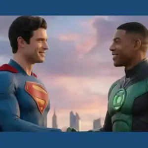 Superman 2 Traje de Lanterna Verde de John Stewart é finalmente revelado; veja imgem