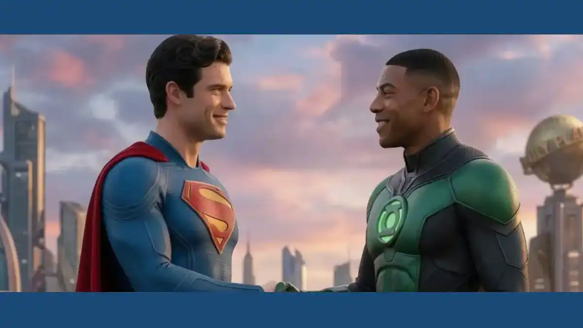 Superman 2 Traje de Lanterna Verde de John Stewart é finalmente revelado; veja imgem